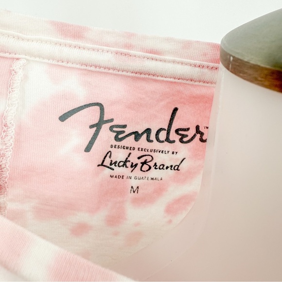 Fender Pink Tie-Dye Short Sleeve Tee - Picture 2 of 3